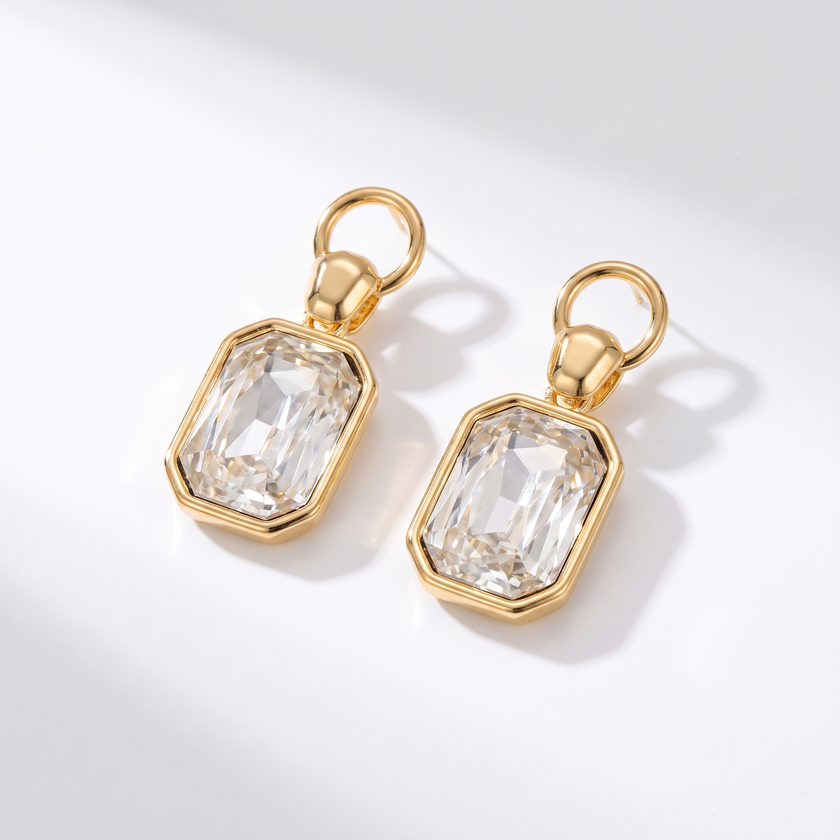Amélie Crystal Drop Earrings