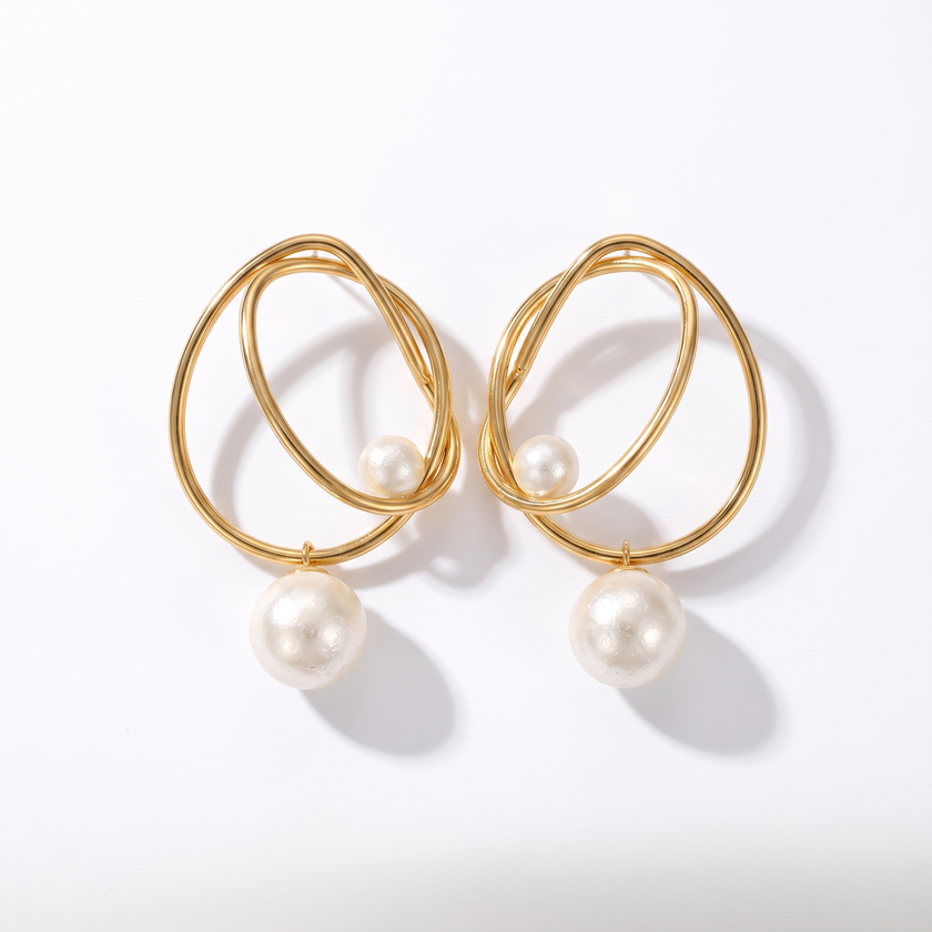 Cala Pearl Drop Earrings