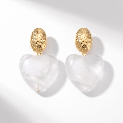 Cecilia Hear Drop Earrings