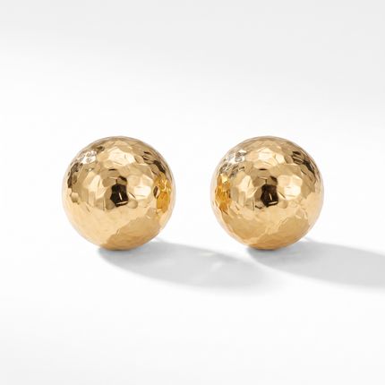 Chiara Gold Stud Earrings