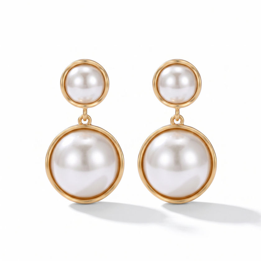 Cielo Pearl Drop Earrings