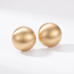 Helena Brushed Gold Earrings