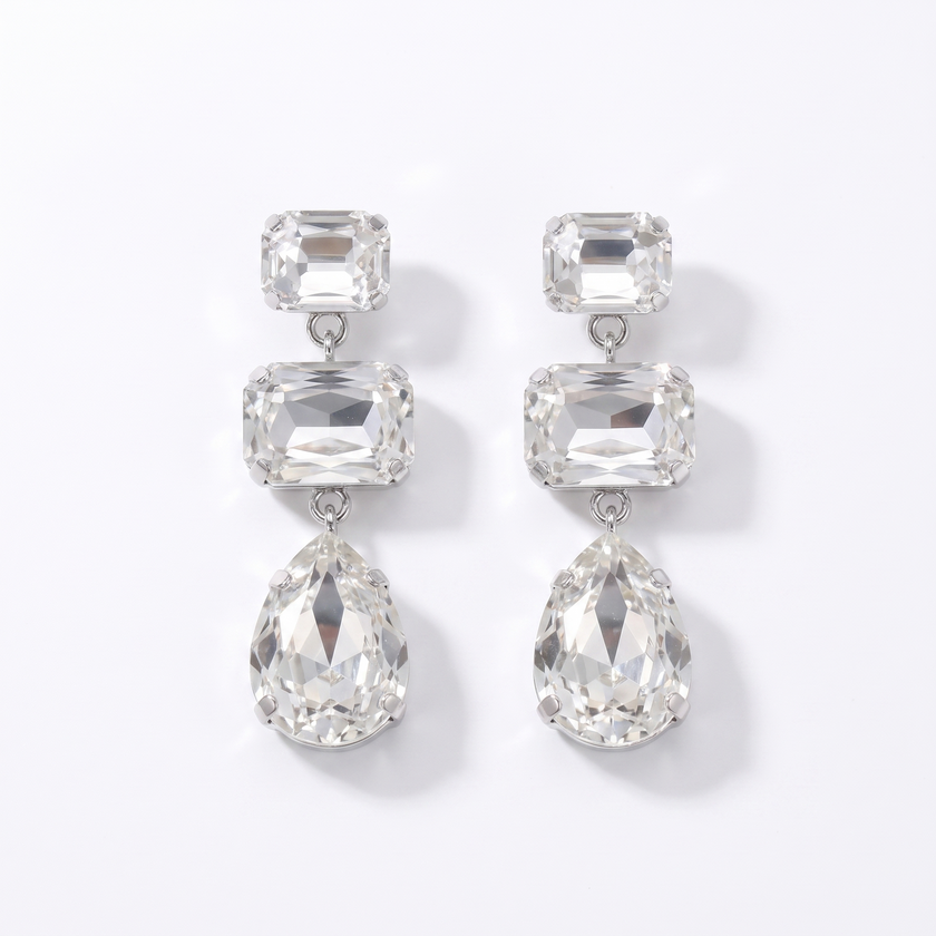 Lily Crystal Drop Earrings
