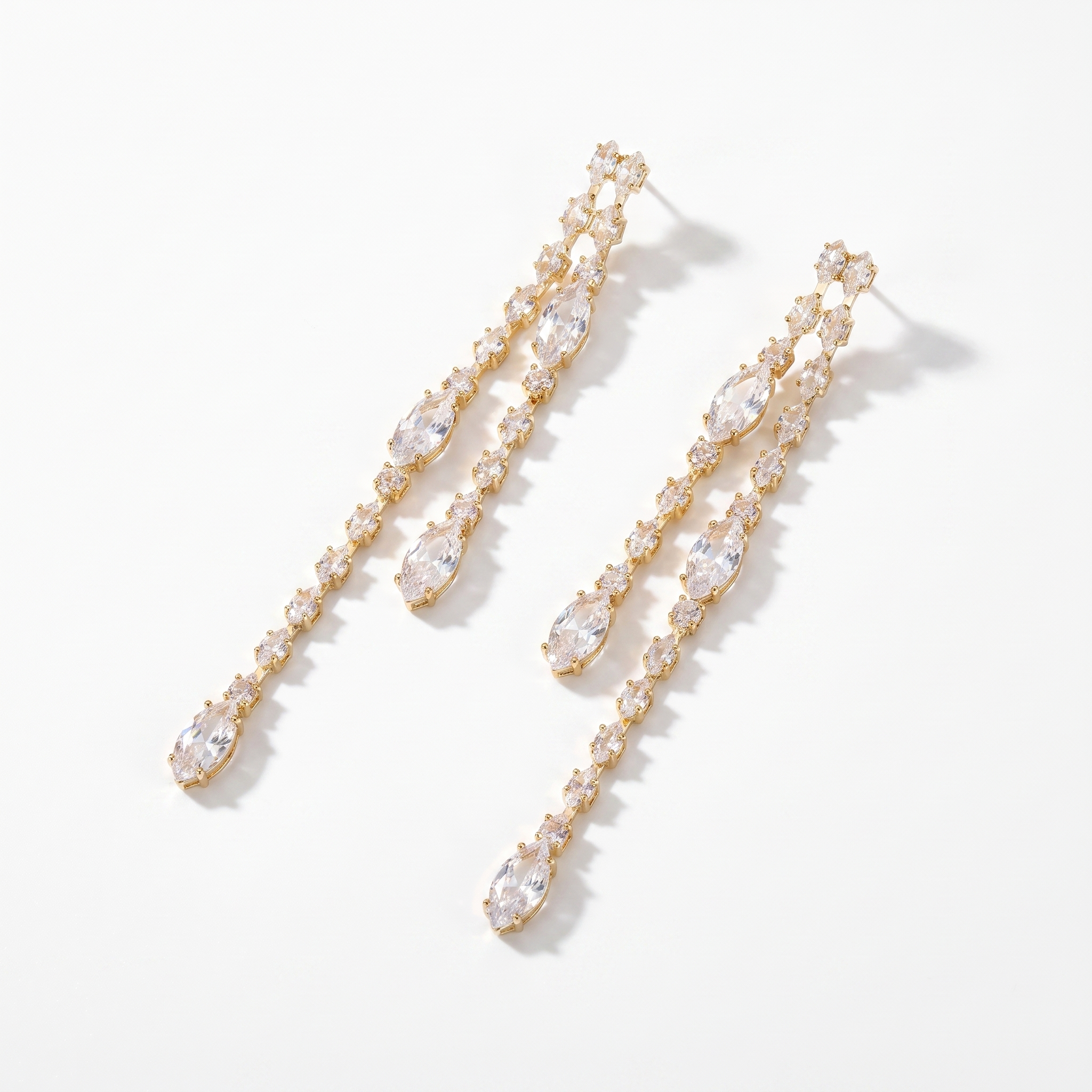 Louise Crystal Drop Earrings