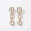 Luster Crystal Drop Earrings
