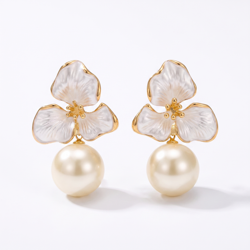 Mirelle Pearl Drop Earrings