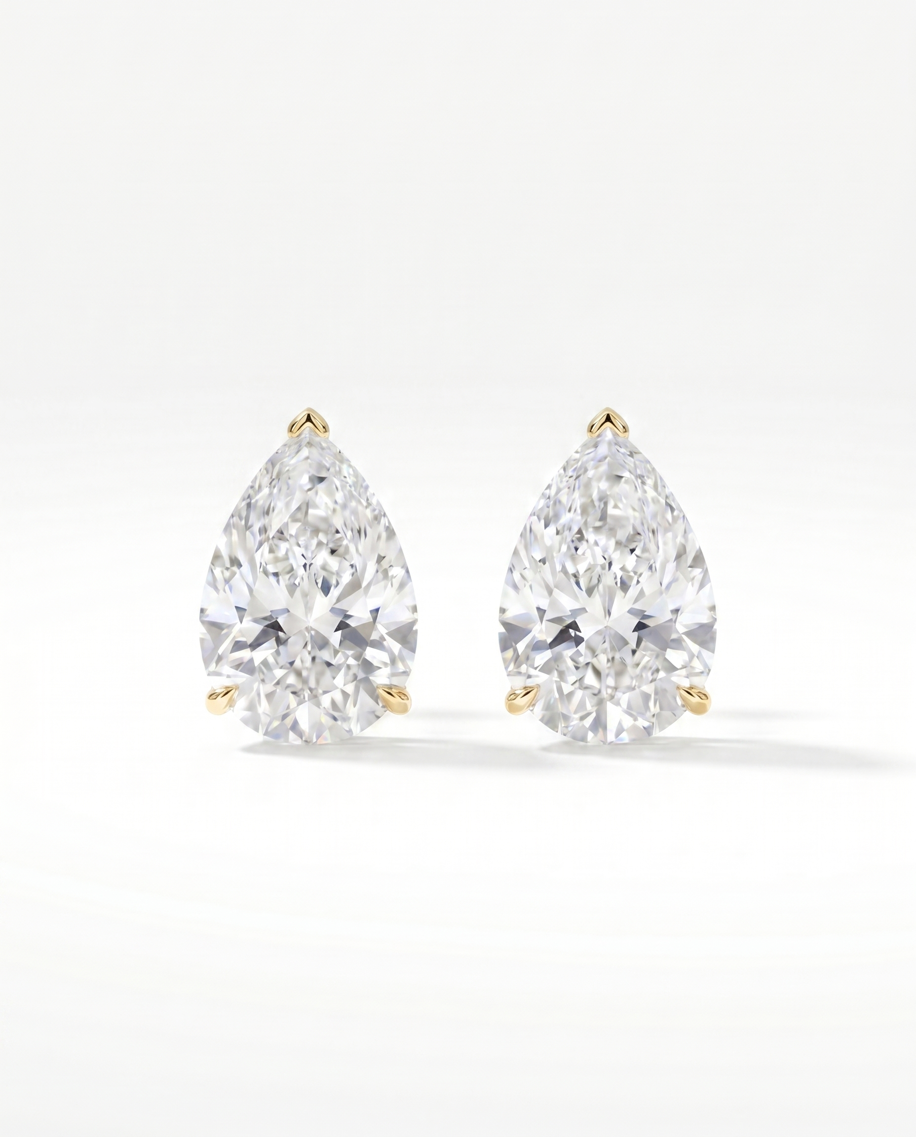 Classic Pear Stud Earrings