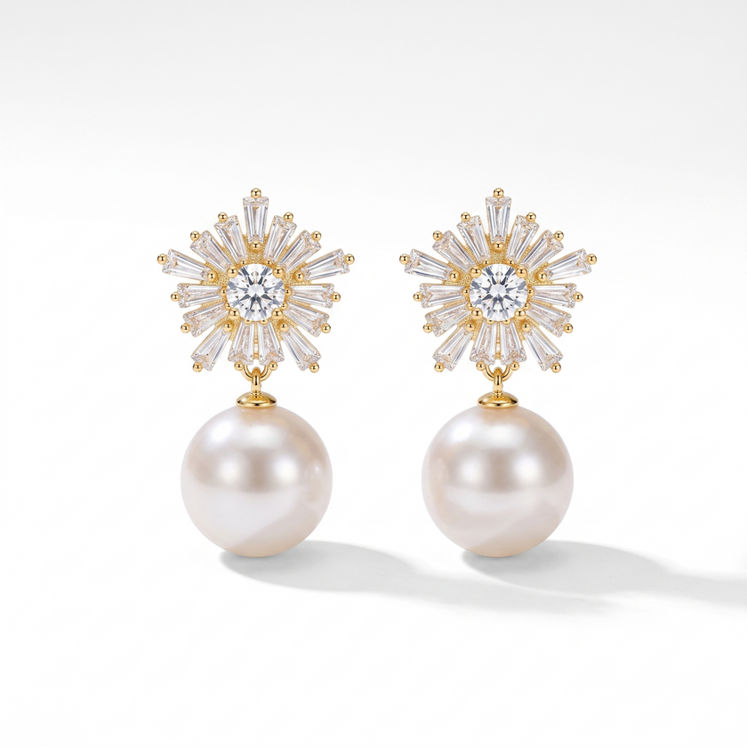Sofia Pearl Drop Earrings