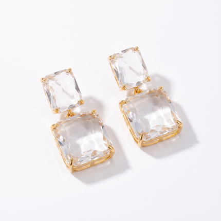 Victoria Crystal Drop Earrings